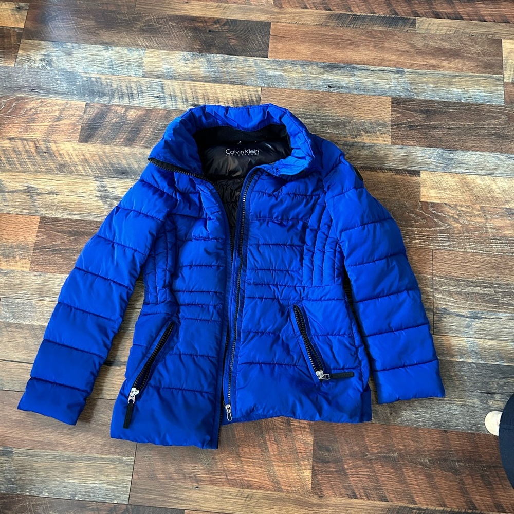 Calvin Klein Performance Blue and Black Jacket - Picture 4 of 16